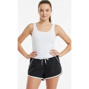 Op Ocean Pacific Junior Short shorts Black & White Size L 11-13